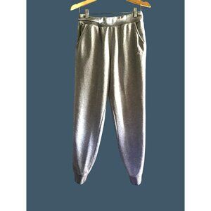 FILA- WOMENS GREY ELASTIC WAIST TAPPER LEG SWEATPANTS SIZE  SMALL